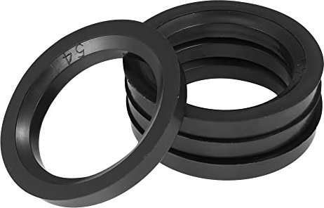 X AUTOHAUX 4pcs Bague de Centrage Jante 73,1mm à 54,1mm Plastique Voiture Centré Anneaux Roue Alésage Entretoise