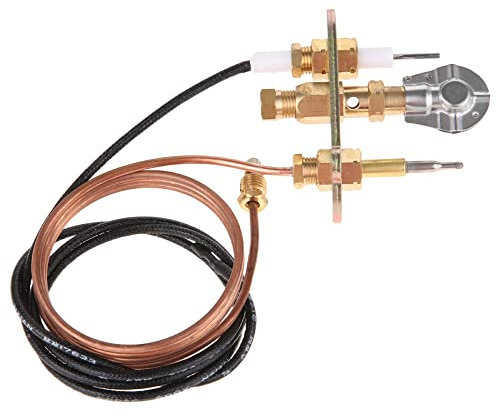 Aupoko Kit pilota bruciatore, termocoppia M8 x 1 e pilota di accensione da 900 mm, kit di accensione a propano fai da te, parti di ricambio di sicurezza per riscaldatori a gas naturale, braciere,