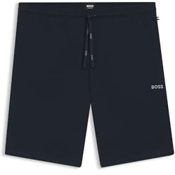 BOSS Mens Mix&Match Short CW Embroidered-Logo Shorts in Stretch Cotton