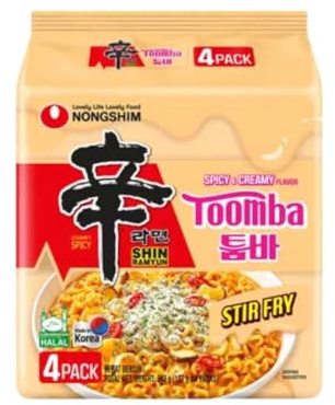 Korean Market | Shin Ramyun Toomba | 137g | Pack de 4