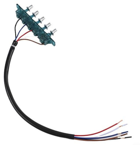 Botón de interruptor de campana extractora de control completo de cocina con 5 funciones clave