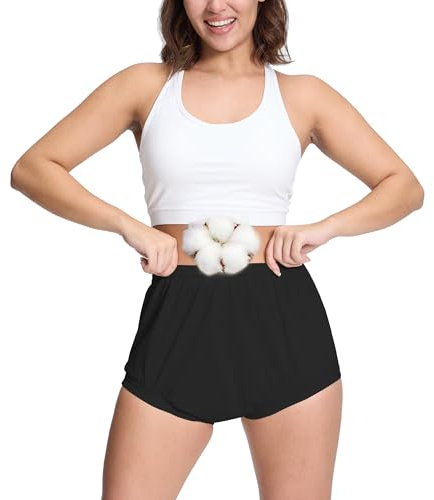 Womens Waterproof Incontinence Pants Leakproof Adult Diaper Covers Plastic Rubber Underwear Alternative(Black，L)