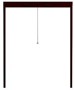 APANA Fliegengitter Rollo Fenster 60x100 cm Braun – Insektenschutzrollo Flexibel auf Maß anpassbar – ausziehbarer Mückenschutz mit Alurahmen & Fiberglasgewebe – Fensterrollo gegen Insekten