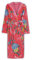 PiP Studio Bademantel Good Evening Koralle Sauna Frottier Blumen Blüten Morgemantel Geblümt Kapuze, Größe:XL