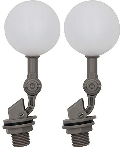 Válvula de Flotador de 1/2 Pulgada para Tanque de Agua Dispositivo Automático de llenado de Agua Control de Nivel de Agua para Bebedero de Ovejas, Paquetes de 2 (1/2 pulgadas)