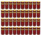 DOITOOL Lot de 100 capsules thermorétractables pour bouteille de vin - Rouge et doré