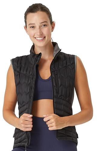 PYVOT Women’s Spark Weighted Quilted Vest, Weighted Blanket Inspired Clothing for Sensory Issues, Fitness, Stress Relief and Relaxation, Small Size, Black