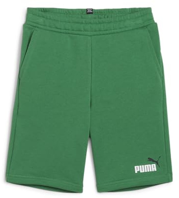 PUMA Ess+ 2 col Shorts TR B, Pantaloncini Lavorati a Maglia Bambini e Ragazzi, Archive Green, 152