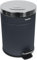 YourCasa® Poubelle de salle de bain, 5 l, en acier inoxydable, style rétro, pour salle de bain et salon, avec couvercle et fermeture amortie, petite poubelle de salle de bain, anthracite