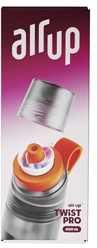 AIR UP Trinkflasche 600 ml Oeiginal 3 Pod gratis | Die Farbe wählt Sie | (Trinkflasche Gen 2, Anthrazitgrau, 600 ml + 3 Pods)