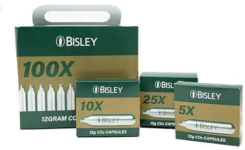 NEW Bisley 12g Co2 Gas Capsule Powerlet Cartridge 20 PACK