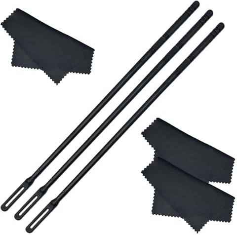 Flötenputzer Set 6 Stück Flötenreinigungsset 3 Flöten Putztücher 3 Blockflöte Reinigungsstab Innenpflege Werkzeuge Blockflöte Querflöte Putztuch für Instruments für Die Pflege Ihres Instruments