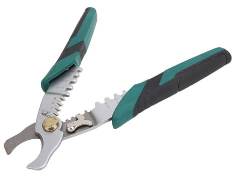 Herramienta para Pelar Cables, Alicates Pelacables con Aislado de Hierro Inoxidable de Alta Dureza para Instalación Eléctrica