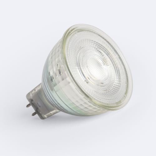 LEDKIA LIGHTING Bombilla LED 12V GU5.3 8W 800 lm Cristal 60º No Flicker 4000K Blanco Neutro