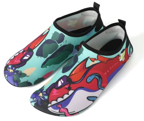 TBUQNZA Femmes Chaussures d'eau Hommes, Pieds Nus Eau sèche Natation Yoga Chaussures de Plein air Snorkeling Plage Surf