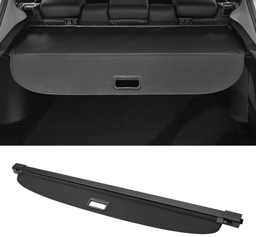 Motoforti Cubierta De Carga Retráctil Para Maletero Para Mercedes-Benz Ml-Class 2006-2011 Estante De Equipaje De Maletero Trasero Protector De Seguridad De Sombra Lienzo Negro Brillante