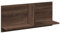 HETFTJN Bücherregal Schwebend Bücherregal Wand Regal Schmal Regale für Wände - Wandschrank 70x16,5x30 cm Braun Eichen-Optik Holzwerkstoff für Bad Balkon Werkstatt Outdoor
