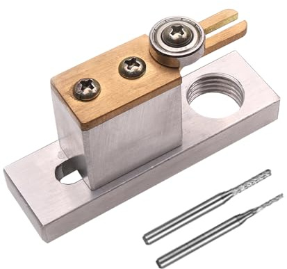 Elektrisk fiolpurfling stöd metallkonstruktion 2 delar fräs Luthier verktyg spårskärare delar musikinstrument