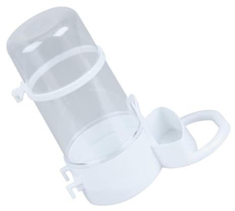 BESPORTBLE Distributeur Automatique de Nourriture Suspendu Transparent pour Hamsters et Hérissons Capacité Généreuse et Utilisation Simplifiée Lors d'Absences Courtes