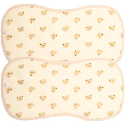 DIYEAH Paños para Eructar de Algodón 2 Piezas para Ñiño, Absorbentes y Suaves, Protegen la Ropa y Son Ideales para Uso Diario