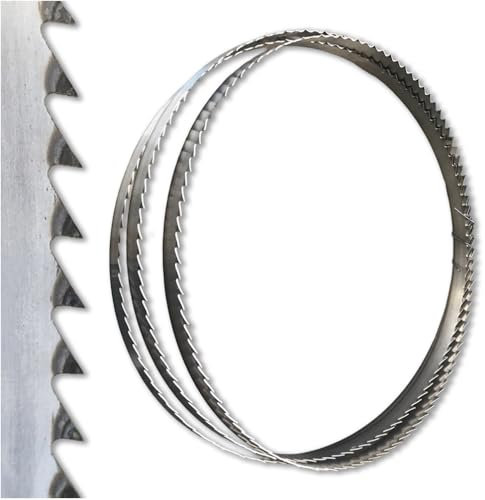 Diamwood Lame de Scie à Ruban Bois PAE Réaffûtable 2180 x 15 x 0,6 x 7 mm - Acier C75 - Idéale pour Découpe Précise du Bois, Réaffûtable pour Prolonger la Durée de Vie