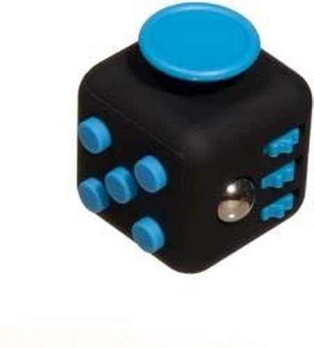 Cubo Fidget AWR di alta qualità / Cubo di cintura | Giocattoli antistress | Fidget Toy (nero-blu)