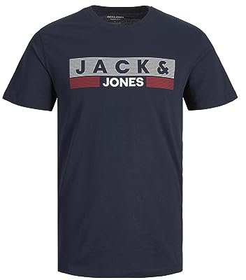 JACK & JONES Male T-Shirt Plus Size Logo T-Shirt