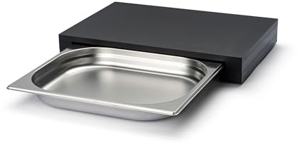 Continenta Schneidebrett mit Schublade Duracore (39 x 27 x 6 cm)