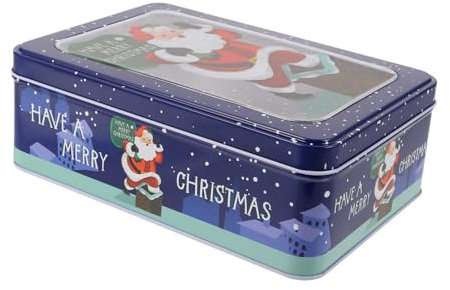 FUNOMOCYA Scatola Di Caramelle A Tema Natalizio Contenitore Per Bomboniere Scatola Di Natale Pratica E Duratura