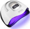 Zawaer Lámpara de UV LED Uñas Profesional, 380W Rápido Uñas Secador, 81pcs perlas de Lámparas con Sensor Automático, Pantalla LCD para Manicura/Pedicure Nail Art en el Hogar y el Salón