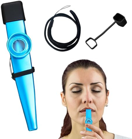 Hogvinnatil Kazoos para Adultos, Kazoo Profesional | Instrumento Musical Ligero Kazoo con Sonido Claro y Estable | Kazoo cómodo Antideslizante, Juguete de Instrumentos Musicales para