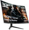 KTC 32 Inch Curved Monitor VA 1500R, 2K QHD 1440P@180Hz Gaming Monitor, 1ms MPRT, FreeSync Premium, G-Sync, HDR10, 122%sRGB, VESA, HMDI 2.0 / DP 1.4 Compatible with Desktop, Laptop, PS5, Xbox and More