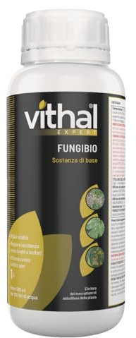 Vithal Expert Fungibio Fungicida Naturale per Tappeti Erbosi, Contro Oidio, Ruggine e Dollar Spot, Elicitorio 1 L
