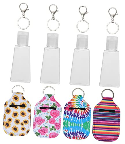 Veemoon 12pcs 30ml Lotion Bottle Holders Hanging Clasps Bottle Covers Compatible 01 04 30 40 for Travel and Daily Use