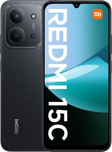 XIAOMI Redmi 15C 4G 4GB-128GB Negro (Midnight Gray) Dual SIM