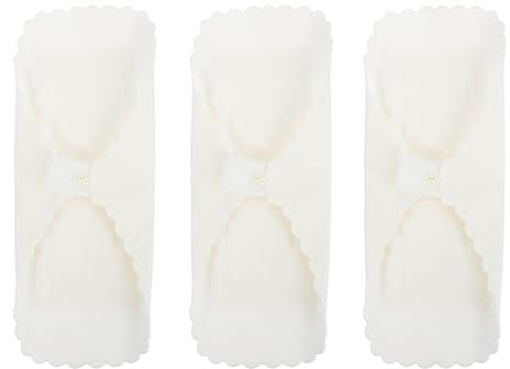 FIXOSHEE Assorbenti Mestruali in Cotone Lavabili 3 Pezzi, Ipoallergenici e Traspiranti, Fodera Assorbente Elegante e Confortevole per Donne e Ragazze