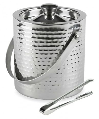KINGHOFF Wein- & Sektkühler 1.5L Edelstahl Silber