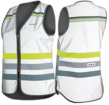 Wowow Europe bv Damen Lucy Full Reflek Sicherheitsweste, Weiß, XL
