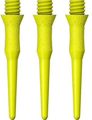 Mission Titan Drift Pro Softtip Dartspitzen mit weicher Spitze, 100 Kunststoffspitzen 2ba (gelb)
