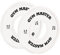 GYM MASTER Pair of 2 Coloured Rubber Fractional Change Plates for Olympic Barbell Weight Lifting - 2 x 0.5kg (1kg)