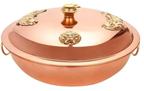 Varm Gryta Hot Pot Köttgryta Skavfat Koppar Hot Pot Förtjockad Ren Koppar Pot Soppa Pot Platt Botten Induktionsspis Shabu Gryta