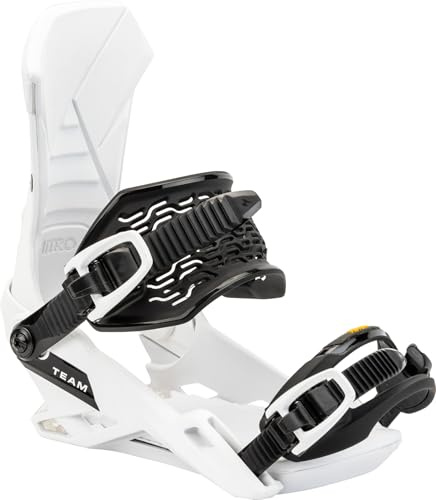 Nitro Team Fixation Snowboard pour Hommes, Blanc, L
