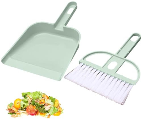 Ensemble Balai à Main et Pelle à poussière, Ensemble Petite Pelle et Brosse, Ensemble Pelle à poussière avec Brosse, Outils de Nettoyage de Pelle et Brosse Domestique Vista, Ensemble Pelle et