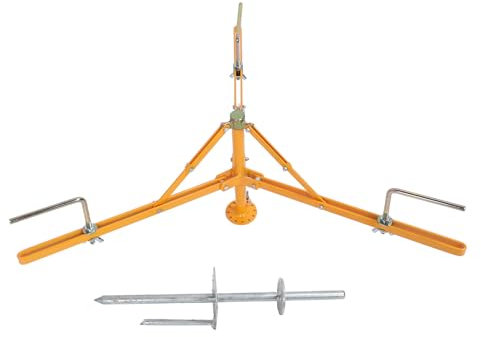 Dispensador de Alambre para Cercas de Alta Resistencia, Distribuidor de Alambre para Cercas Giratorio Ajustable, para Alta Tensión, Varios Sistemas de Cercas, Montaje y