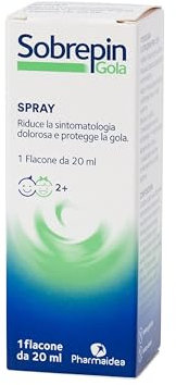 Sobrepin Gola e Tosse Natura Spray – Sollievo Naturale con Estratti di Aloe, Propoli e Lichene Islandico – Flacone da 20 ml