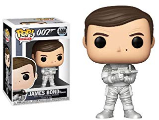 Funko Pop! Movies: James Bond - Roger Moore (Moonraker), Multicolor
