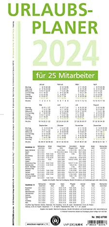 Urlaubsplaner 2024 100x29,7