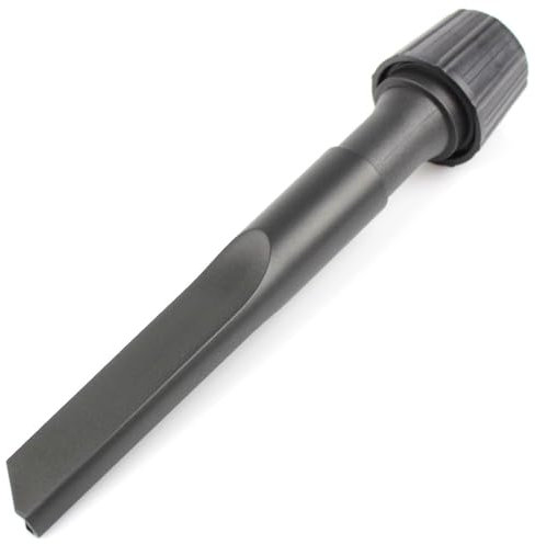 Premium Boquilla para juntas de aspiradora adecuada para todas las aspiradoras con conexión de 30-38 mm | Largo: 30cm | con adaptador Vario universal | Color: Negro | accesorios