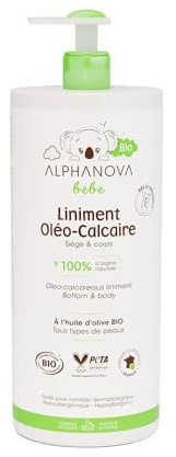 Liniment oléo-calcaire à l'huile d'olive bio Alphanova - 900 ml
