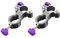 Shurhome Fishing Chair Umbrella Holder For Strollers Wheelchair Bike Golfs Umbrella Clamps Holder Beach Chair Umbrella Mount Clamps
